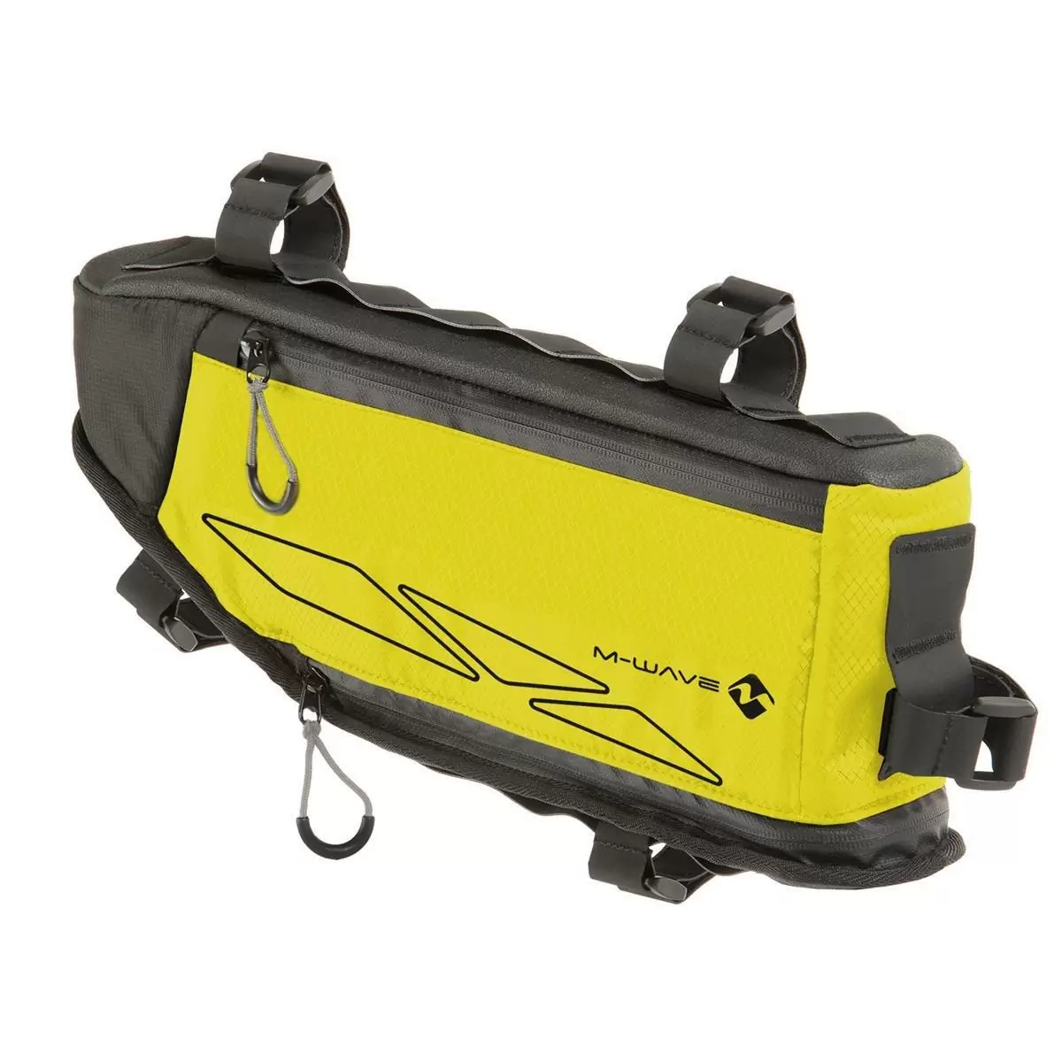 Complete Bikepacking Bag Kit Saddlebag + Frame Bags + Front Bag Waterproof Black/Yellow #3