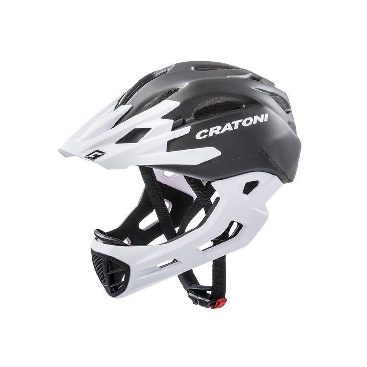 Casco C-Maniac S/M (52-56cm) nero/bianco opaco