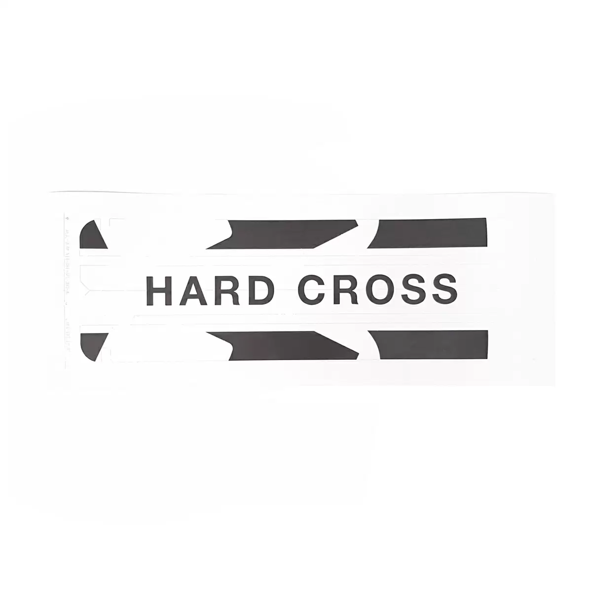 Adesivo Cover Batteria Hard Cross 9 Blu - image