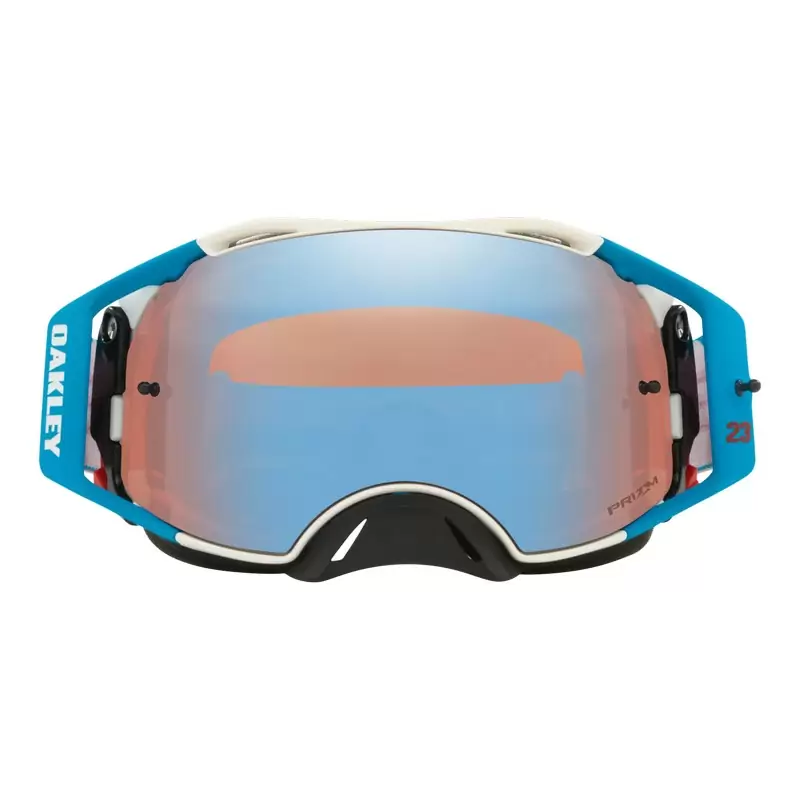 Airbrake MX Chase Sexton Signature Goggle Prizm MX Sapphire Iridium Lens Hellblau/Weiß #1