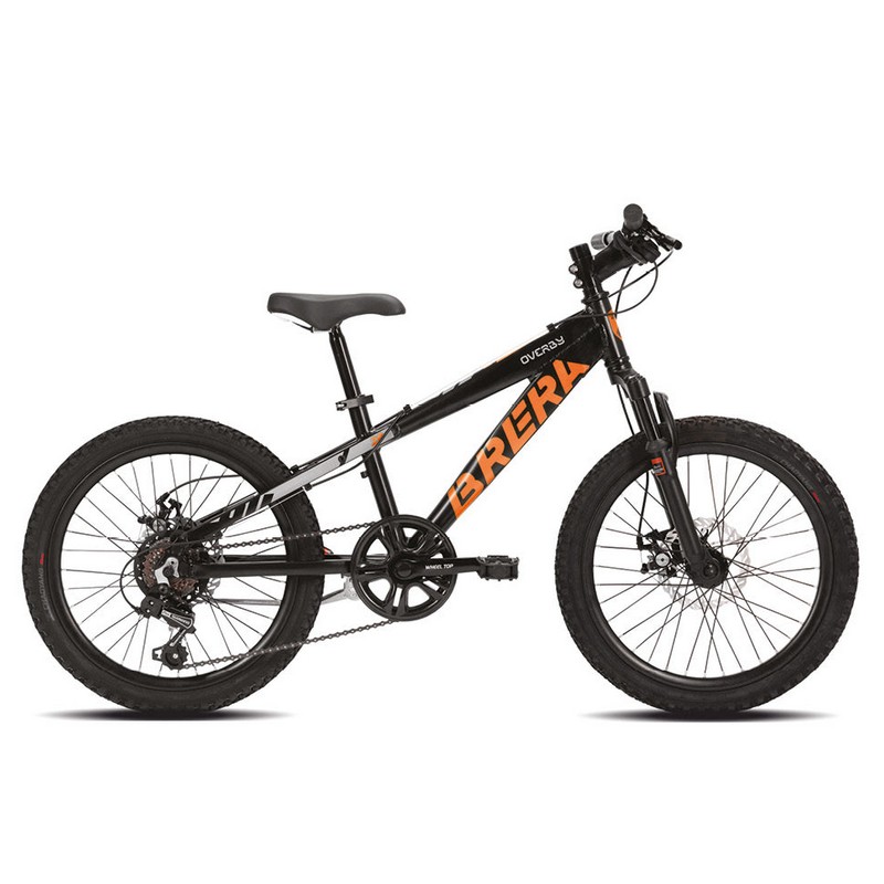 Bicicleta MTB Niño 6-8 Años 20'' Overby 6v Negro/Naranja