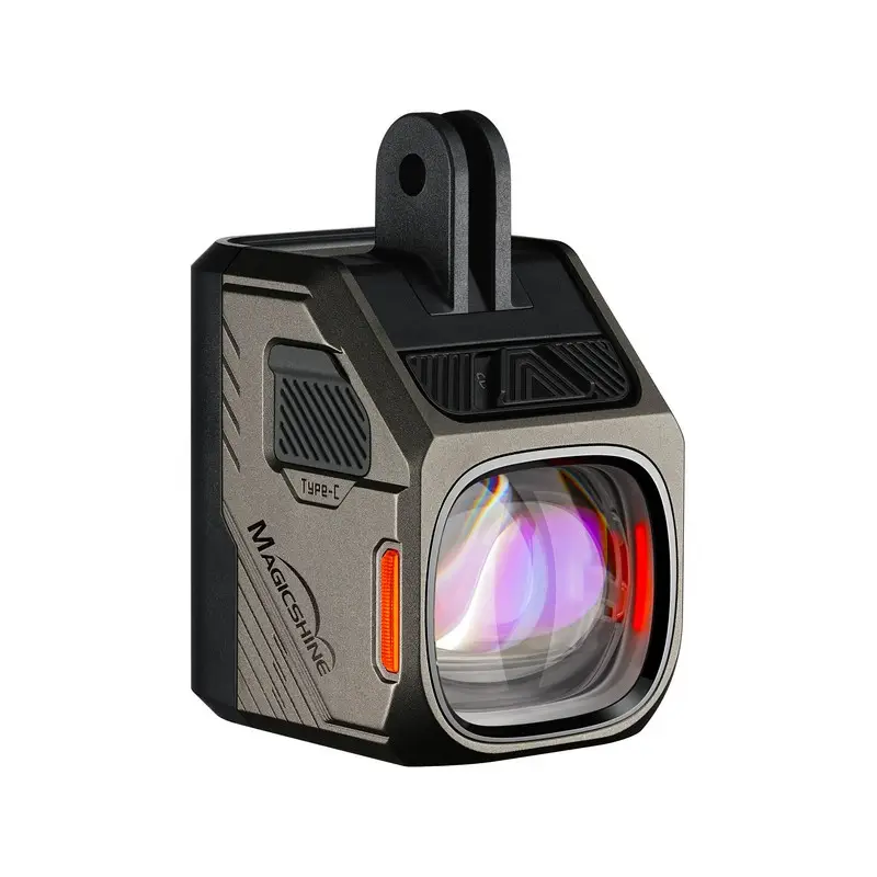 White LED Front Light EVO 1700 UT Shimano Di2 Purple USB-C - Ridewill Magazine