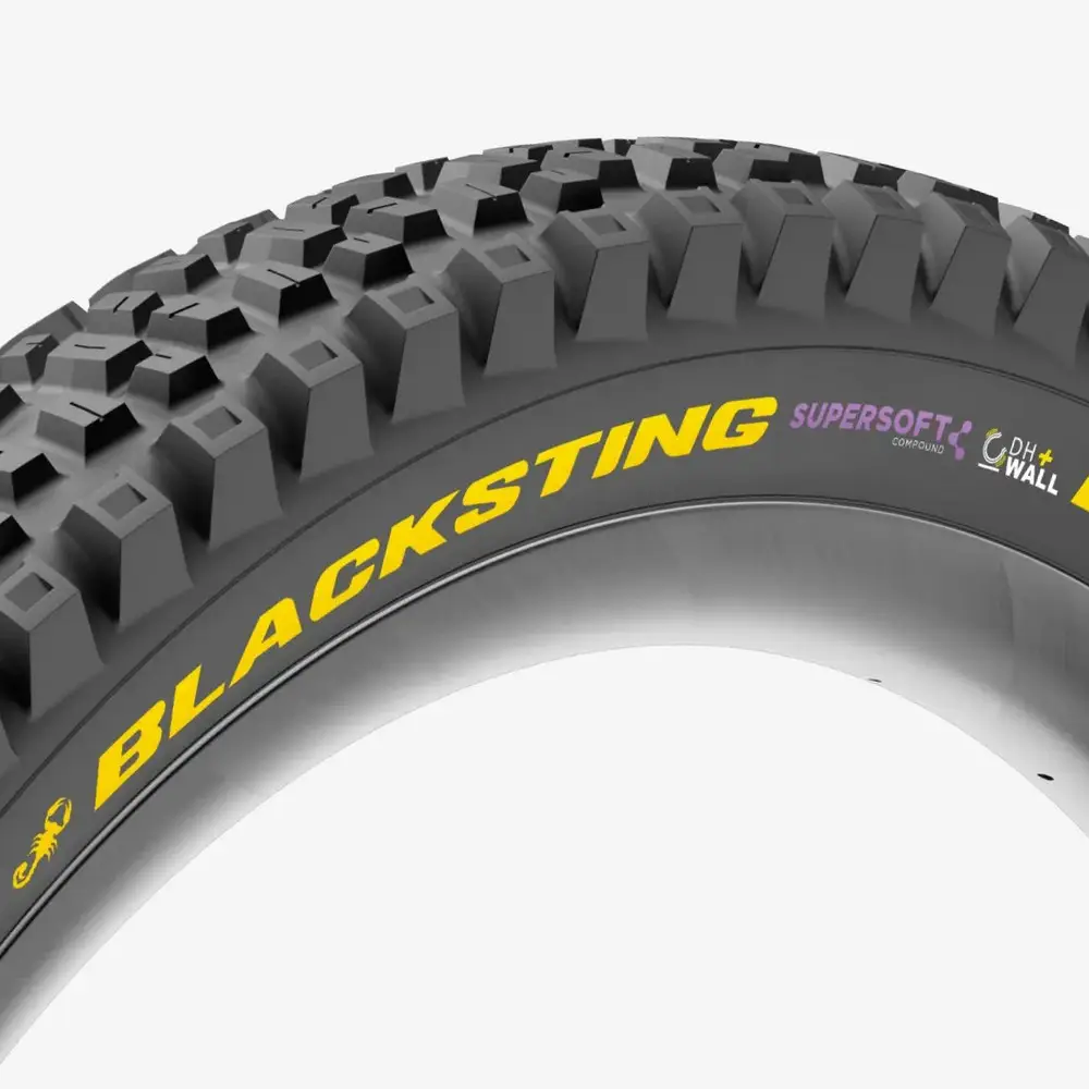 Copertone MTB Scorpion BLACKSTING DHWALL+ Supersoft Team Edition 60x2 TPI Yellow Label 27.5x2.40'' - image