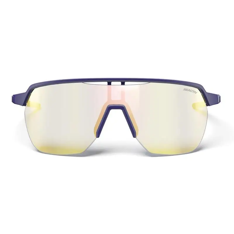Frequency Violet Glasses Photochromic Lens Reactiv 1-3 Series LAGP Yellow Mirrored #1