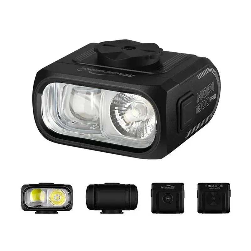 Fanalino Anteriore Led HORI 1300 Pro USB-C compatibile Garmin / Wahoo / Hammerhead Con Comando #1