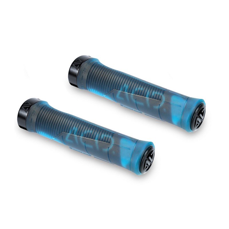 Par de Manetas MTB Endure X Actionteam 30.5mm Translúcido Topaz Azul