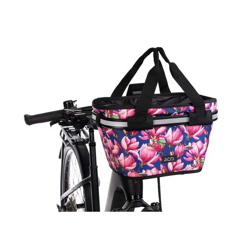 Cesto Dianteiro Basket City 15 FILink Rosa 15L #1