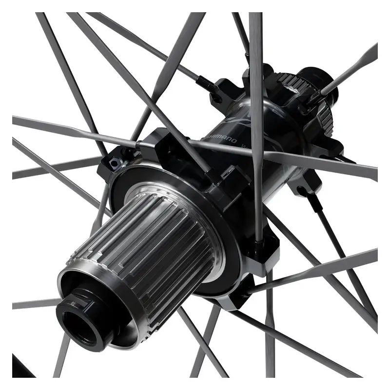 Ruota Posteriore 28'' WH-R9370-C50-TL Tubeless Disc E-thru 12x142mm Corpetto 12v #3