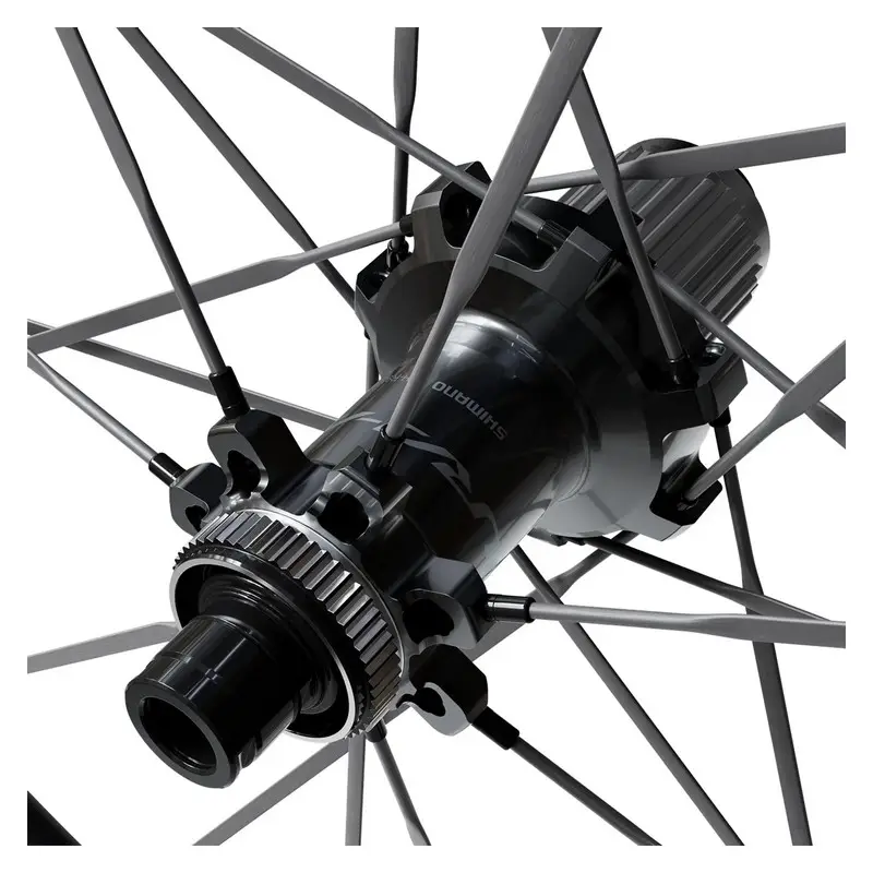 Coppia Ruote Dura-Ace R9300-C50 Disc Centerlock Tubeless PP12/100 - 12/142mm 12v #11