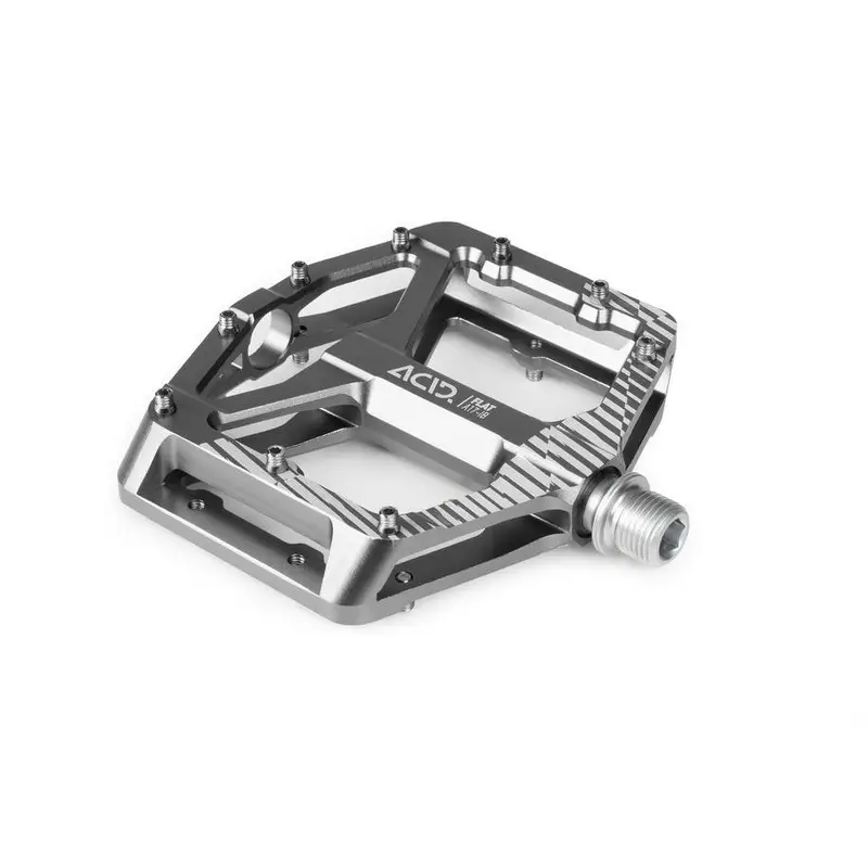 Pedali MTB Flat A17-IB Grigio #1