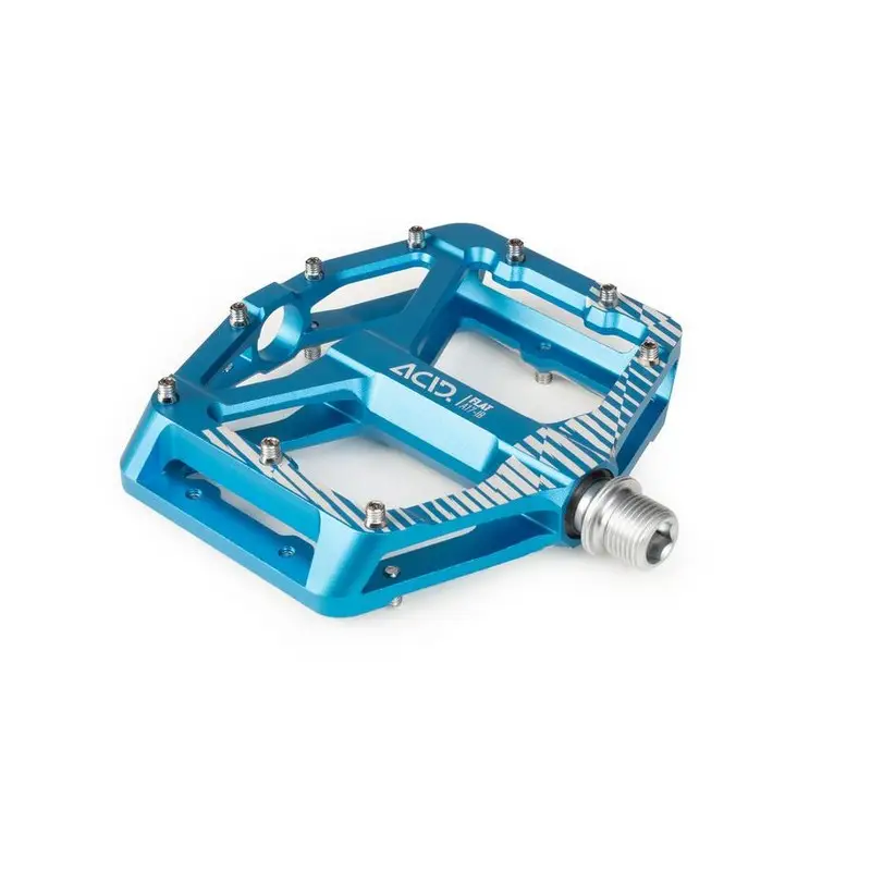 Pedali MTB Flat A17-IB Blu #1