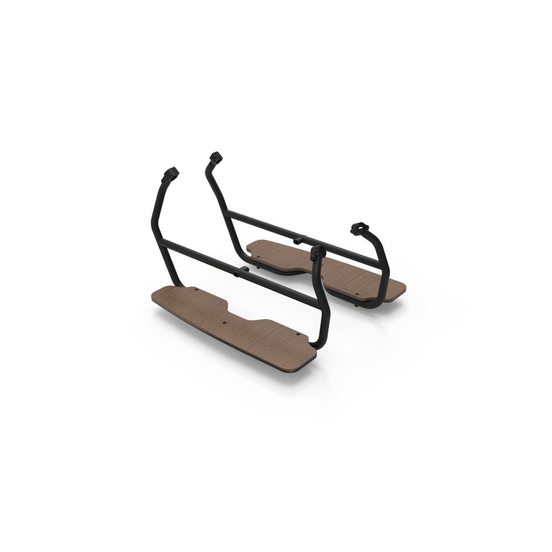Longtail Hybrid Rear Luggage Rack Footrests