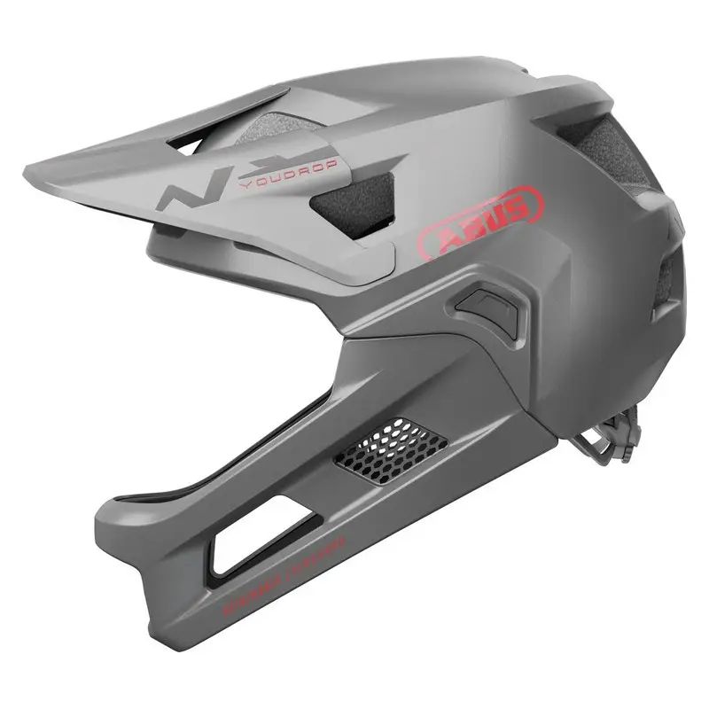 Capacete de bebê com removível YouDrop FF Silver de queixo removível Um tamanho (48-55cm) - image