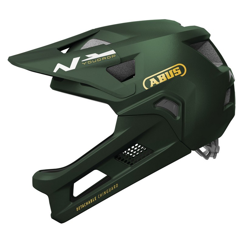 Capacete de bebê com removível YouDrop FF Moss Green Consolidated Crame (48-55cm)