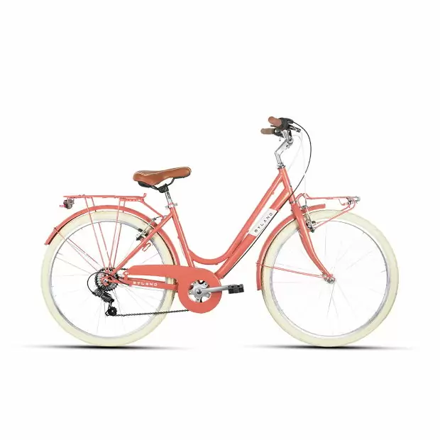 Vélo de Ville DOSSO 26.1 26'' 6v Femme Orange Taille M - image