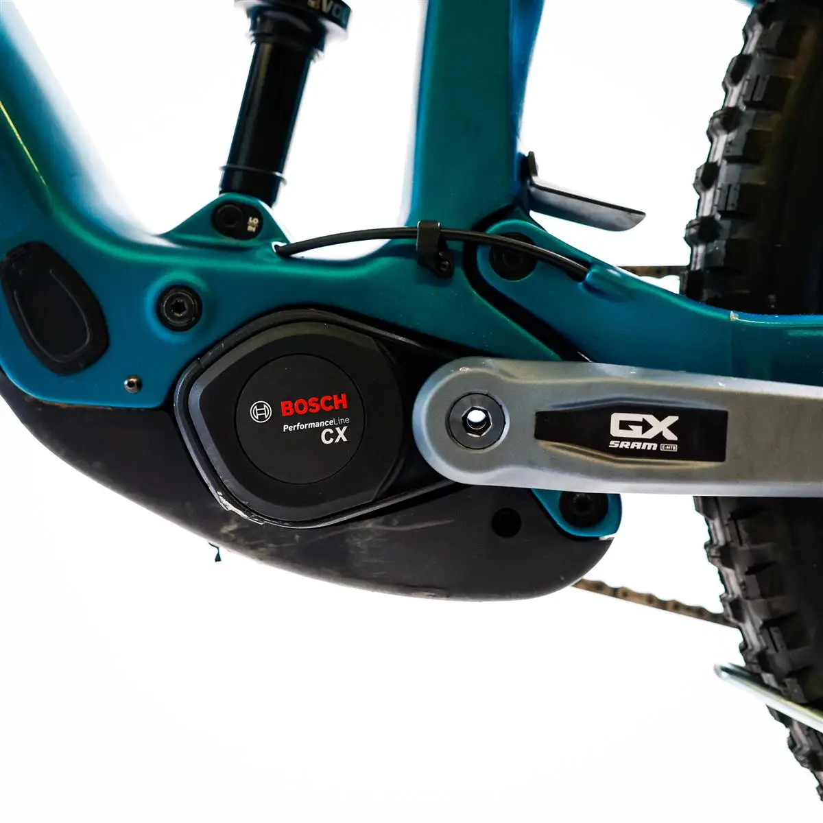 Bullit 4 C GX AXS Bicicleta de prueba (244km) 29/27.5'' 170mm 12v 600Wh Bosch CX Destello Azul Verdo #1