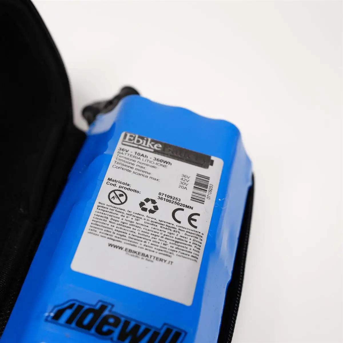 Kit Range Extender Batteria Borraccia con attacco Magnetico 36v - 10Ah - 360Wh #5