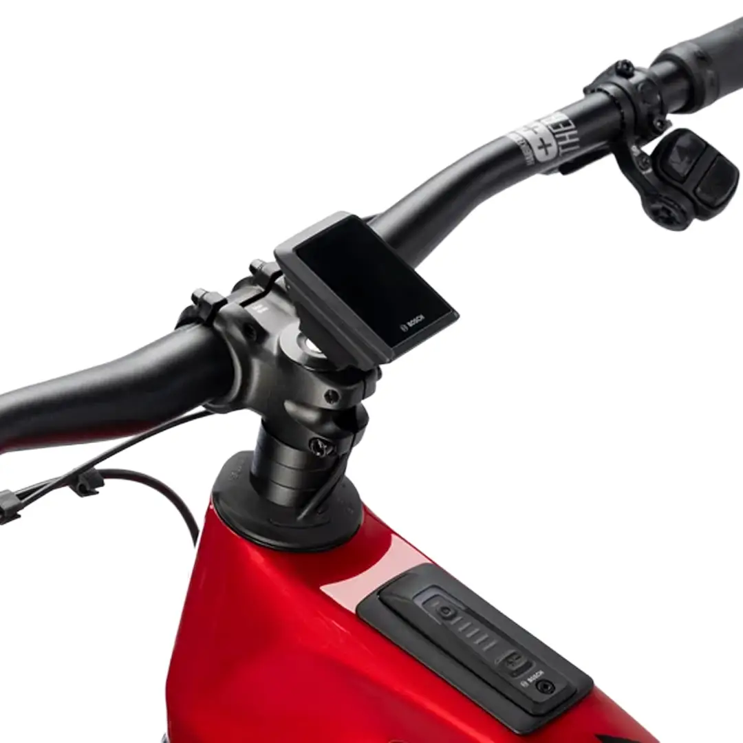 AllMtn CF 9.5 ABS 29/27,5'' 12v 160mm 800Wh Bosch P Line CX Red/Black/Platinum Glossy 2026 Taglia M #4