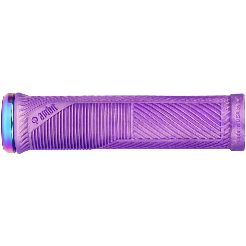 Manopole Bartender GC Grip Diametro 30mm Lunghezza 128,5mm V2.1 Lock-on Purple / Oli Slick #3