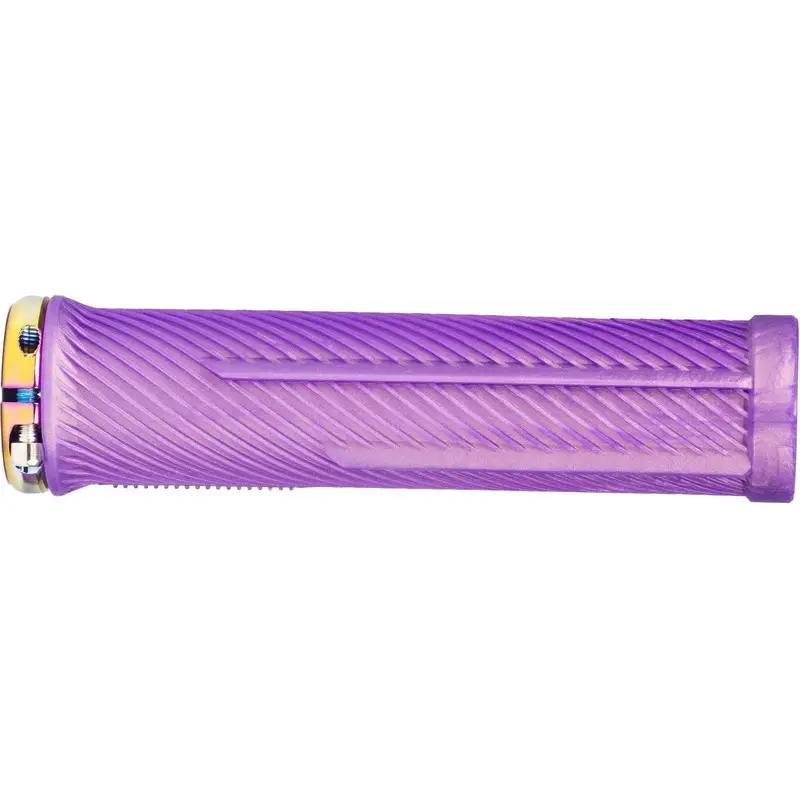 Manopole Bartender GC Grip Diametro 30mm Lunghezza 128,5mm V2.1 Lock-on Purple / Oli Slick #2