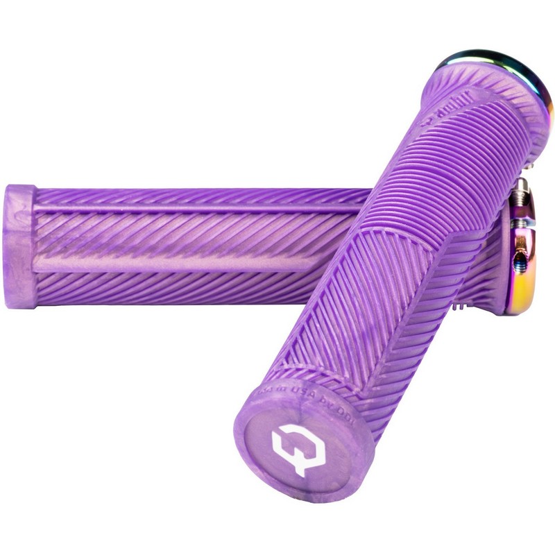Manopole Bartender GC Grip Diametro 30mm Lunghezza 128,5mm V2.1 Lock-on Purple / Oli Slick