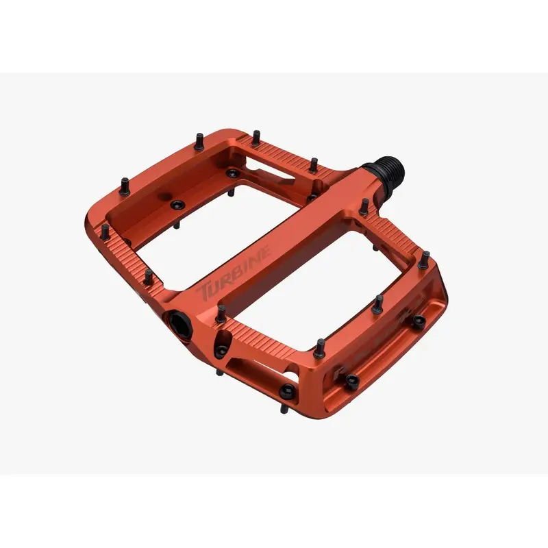 Casal pedal mtb turbina laranja - image