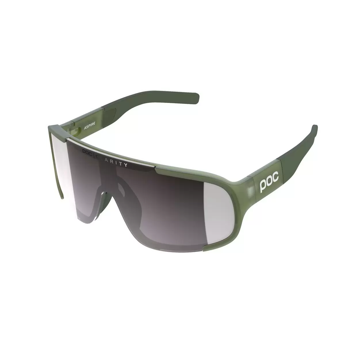 Aspire Sunglasses Epidote Green Translucent Lens Violet/Silver Mirror - image