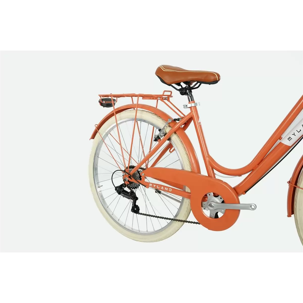 Vélo de Ville DOSSO 26.1 26'' 6v Femme Orange Taille M #3