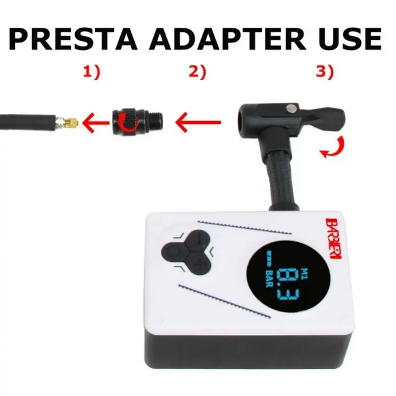 Mini Pompa Elettrica 8.3 Bar Compatibile E-bike #2