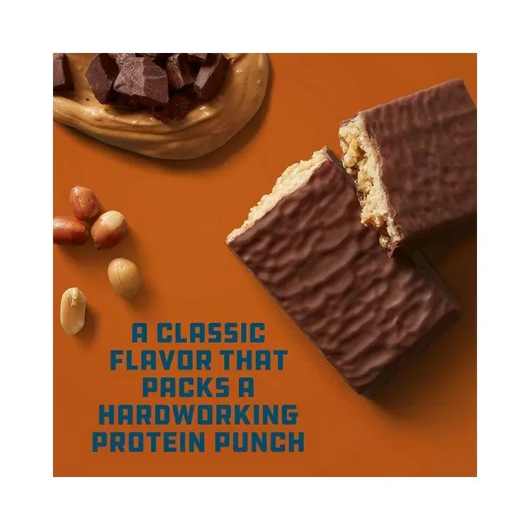 Builder Protein Bar Schokolade - Erdnussbutter 68gr (Schachtel mit 12 Stück) #2