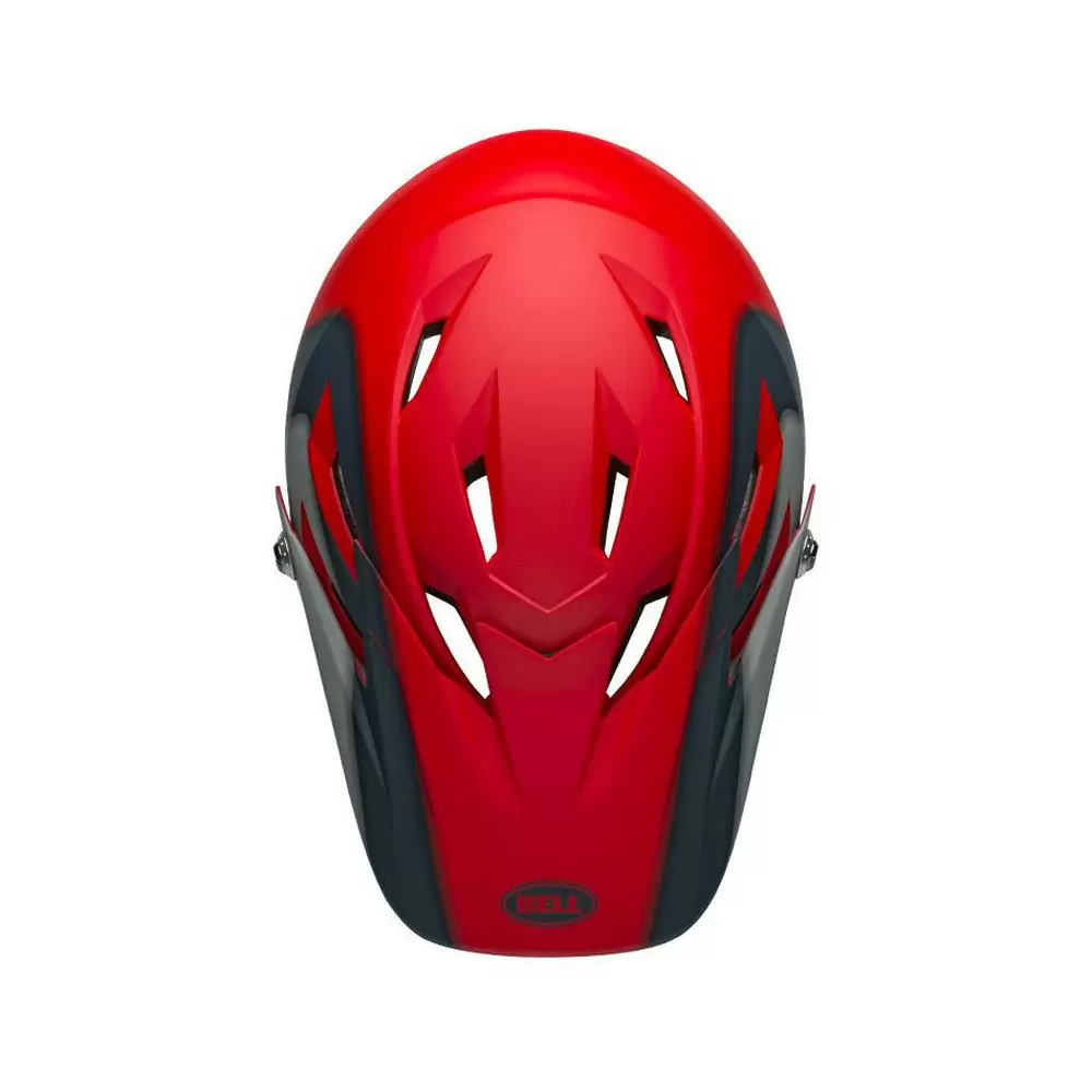 Full-Face BMX Helmet Sanction Grey/Red Size L (58-60cm) #3