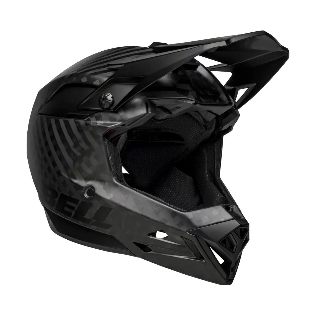 Full-10 Spherical Matte Black Carbon Full Face Helmet Size XS/S (51-55cm) - image