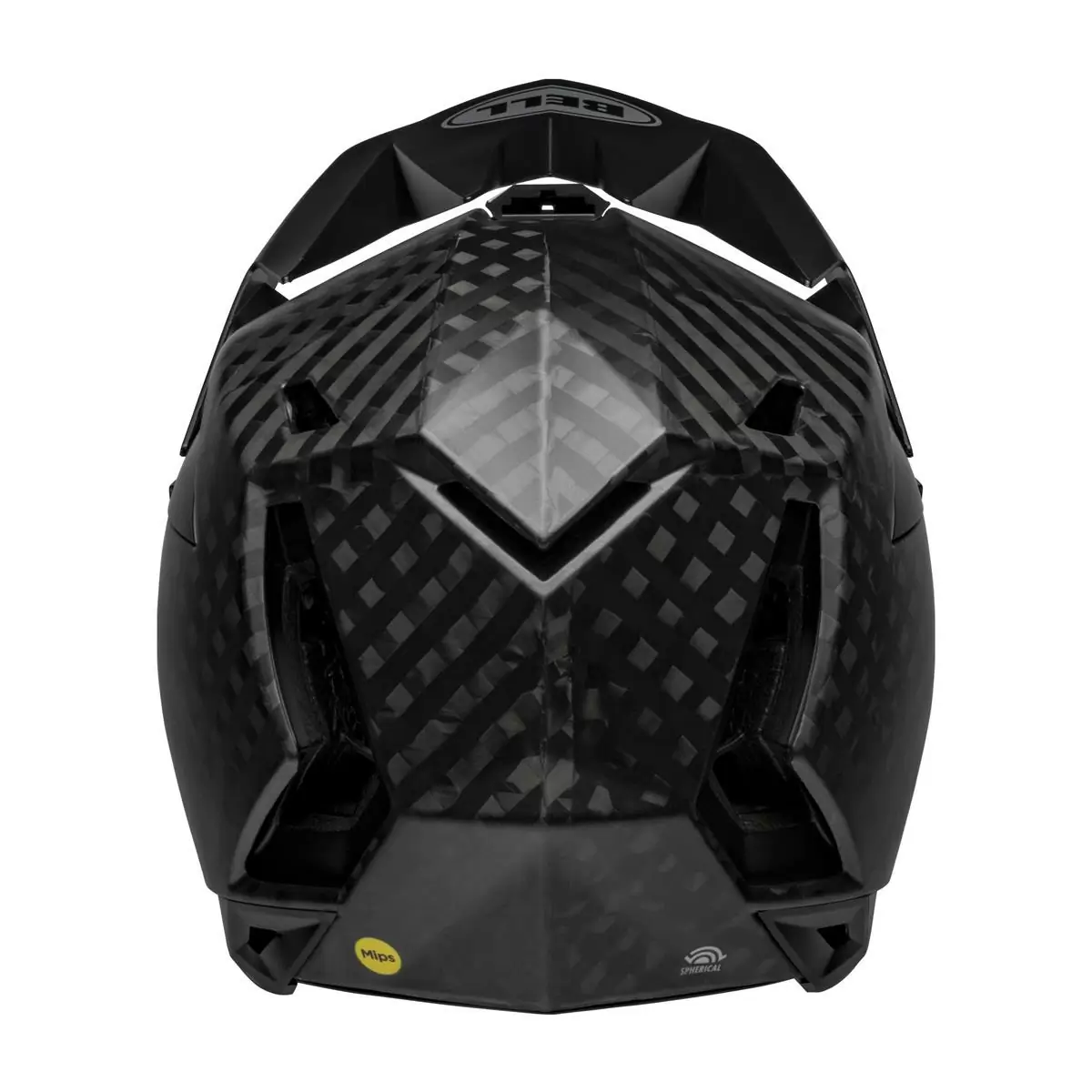 Full-10 Spherical Matte Black Carbon Full Face Helmet Size XS/S (51-55cm) #3