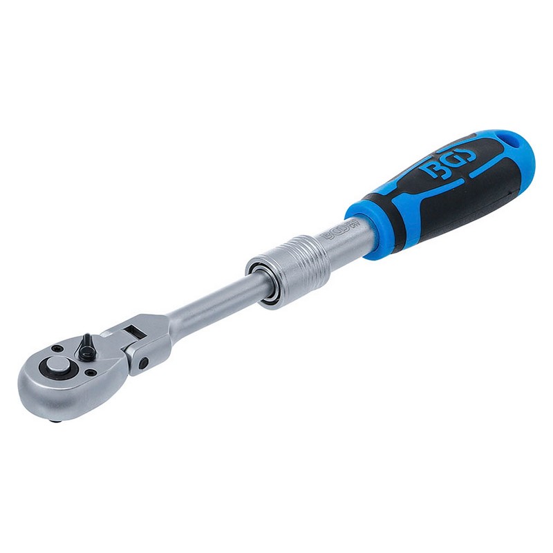 Reversible Extendable Articulated Ratchet Wrench 345-495 mm 1/2 Connection - code FGBS25127