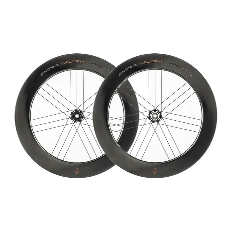 Coppia ruote BORA ULTRA WTO 80 c21 DCS tubeless ready 2-Way Fit disc Campagnolo N3W 12-13v