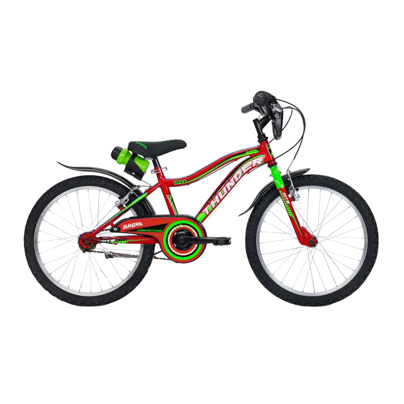 Bicicleta Niño 6-7 Años 20'' Kids Acero Thunder 1v Rojo