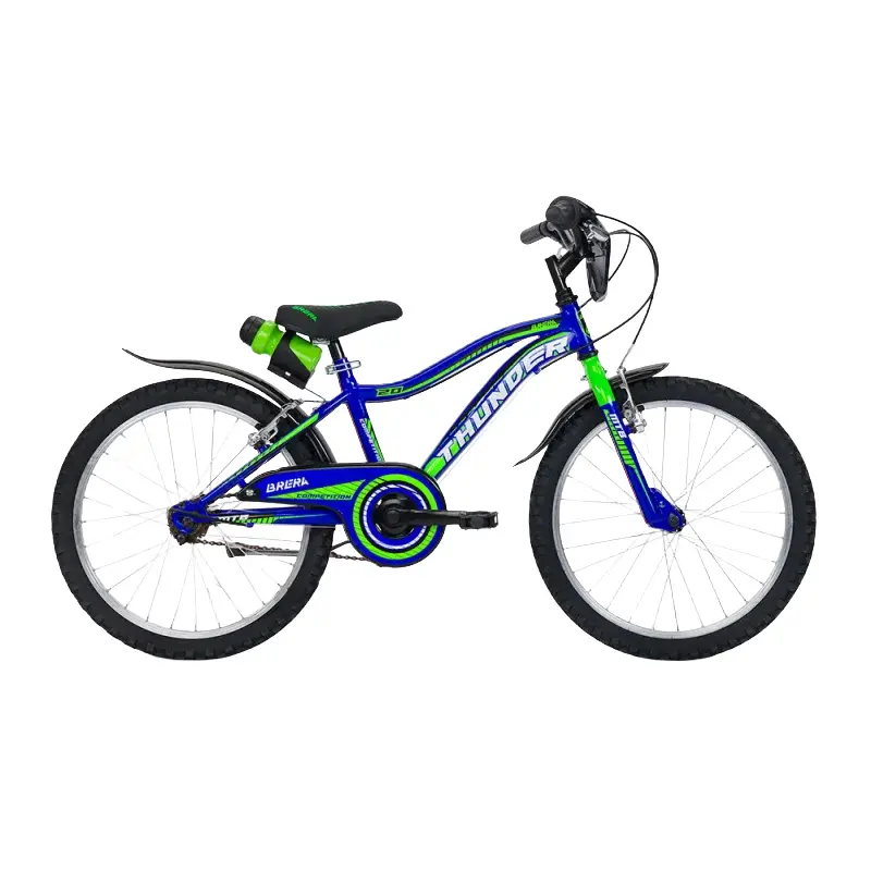 Bicicleta Niño 6-7 Años 20'' Kids Acero Thunder 1v Azul/Verde - image