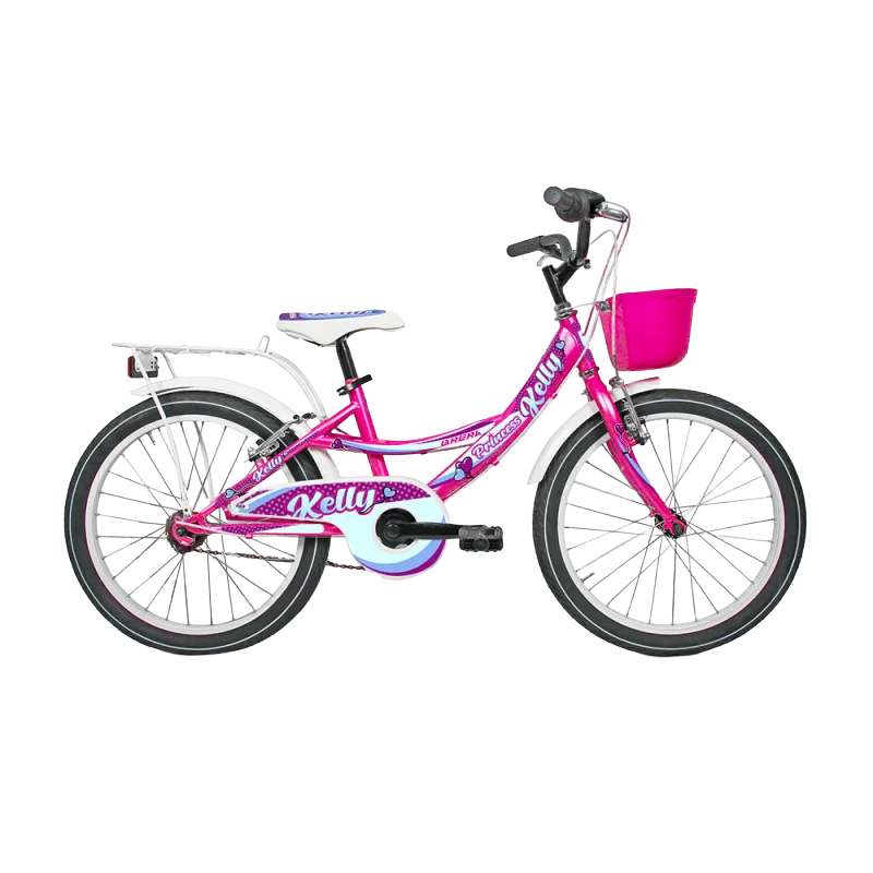 Bicicleta Niña 6-7 Años 20'' Kids Acero Kelly Princess 1v Fresa