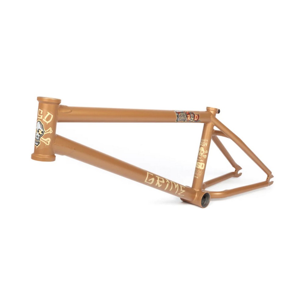 Telaio BMX GRIME Senza Kit Freni Marrone Taglia 20,6''