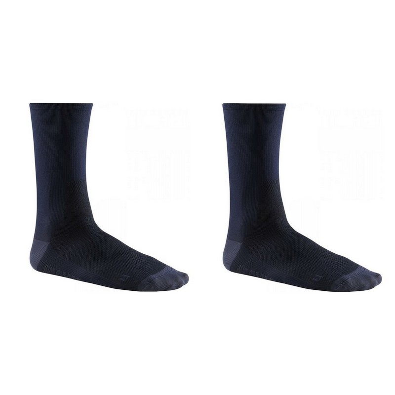 Essential High Sock Dark Blue Size S/M (39-42)