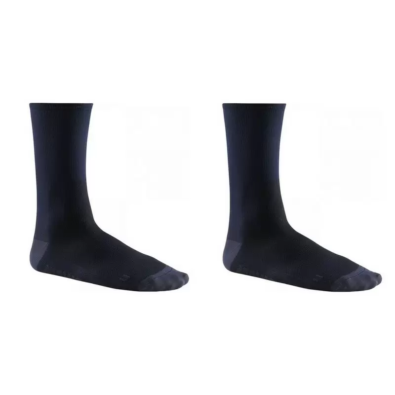 Essential High Sock Dark Blue Size S/M (39-42) - image
