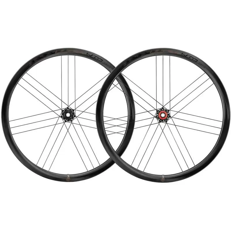 Coppia ruote BORA ULTRA WTO 35 c23 Tubeless Ready 2-Way Fit Disc Campagnolo N3W 12-13v - image