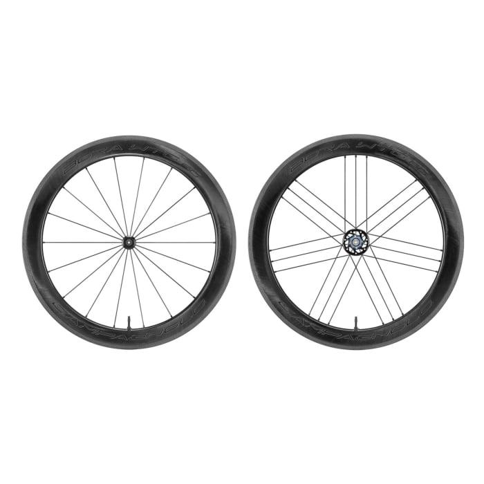 Coppia ruote BORA WTO 60 c19 tubeless ready 2-Way Fit pattino Campagnolo 12v Grafica Nera