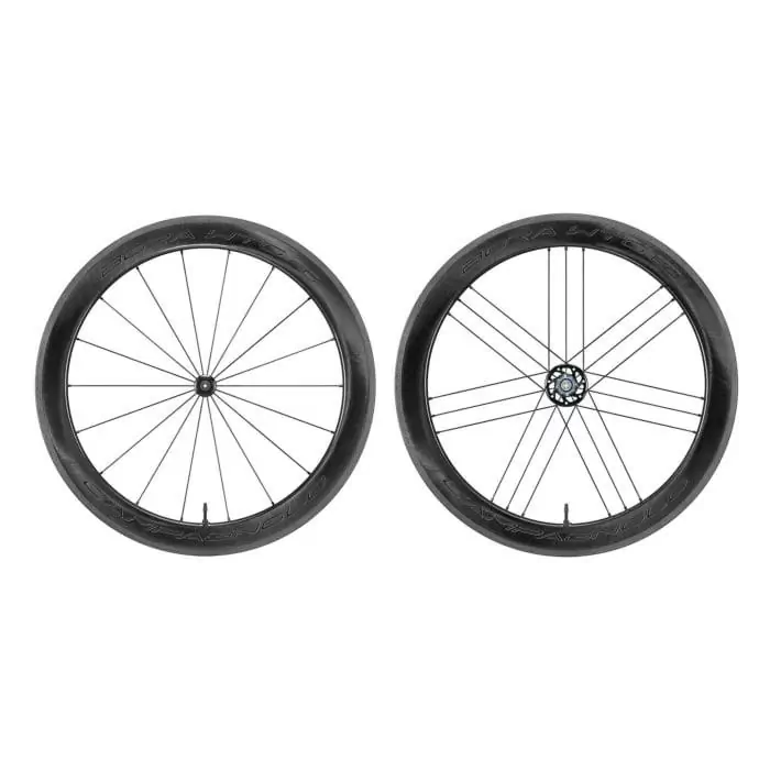 Coppia ruote BORA WTO 60 c19 tubeless ready 2-Way Fit Shimano 11v Grafica Nera - image