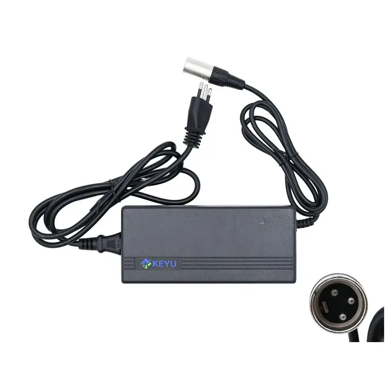 Cargador 48V conector XLR de 3 pines - image