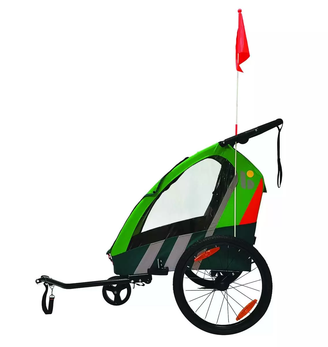 Remolque/cochecito para bicicleta infantil Trailblazer 20'' Verde #2