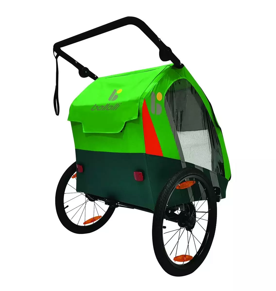 Remolque/cochecito para bicicleta infantil Trailblazer 20'' Verde #1