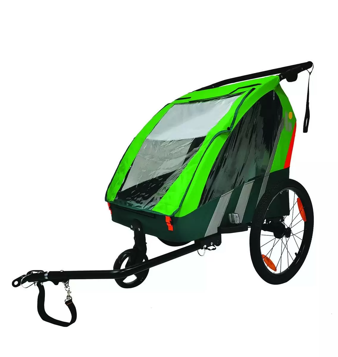 Remolque/cochecito para bicicleta infantil Trailblazer 20'' Verde - image
