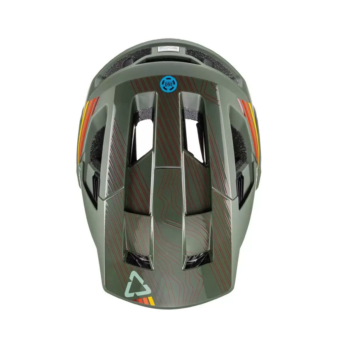 Full-Face Helmet MTB 4.0 Enduro Removable Chinguard Green Pine Size S (51-55cm) #5