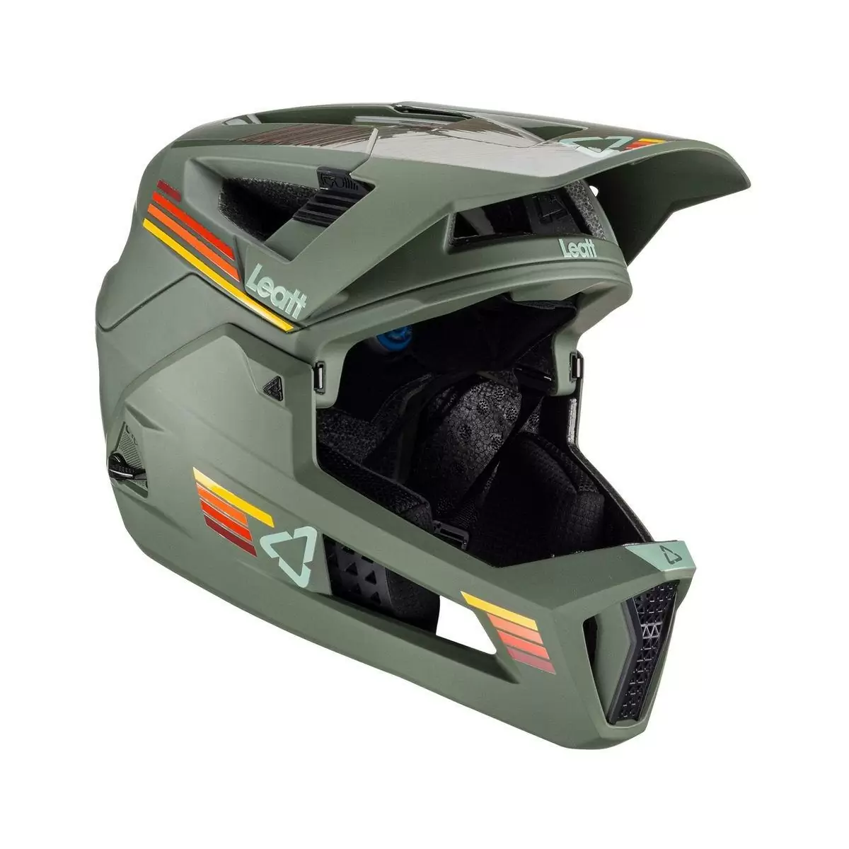 Full-Face Helmet MTB 4.0 Enduro Removable Chinguard Green Pine Size S (51-55cm) #3